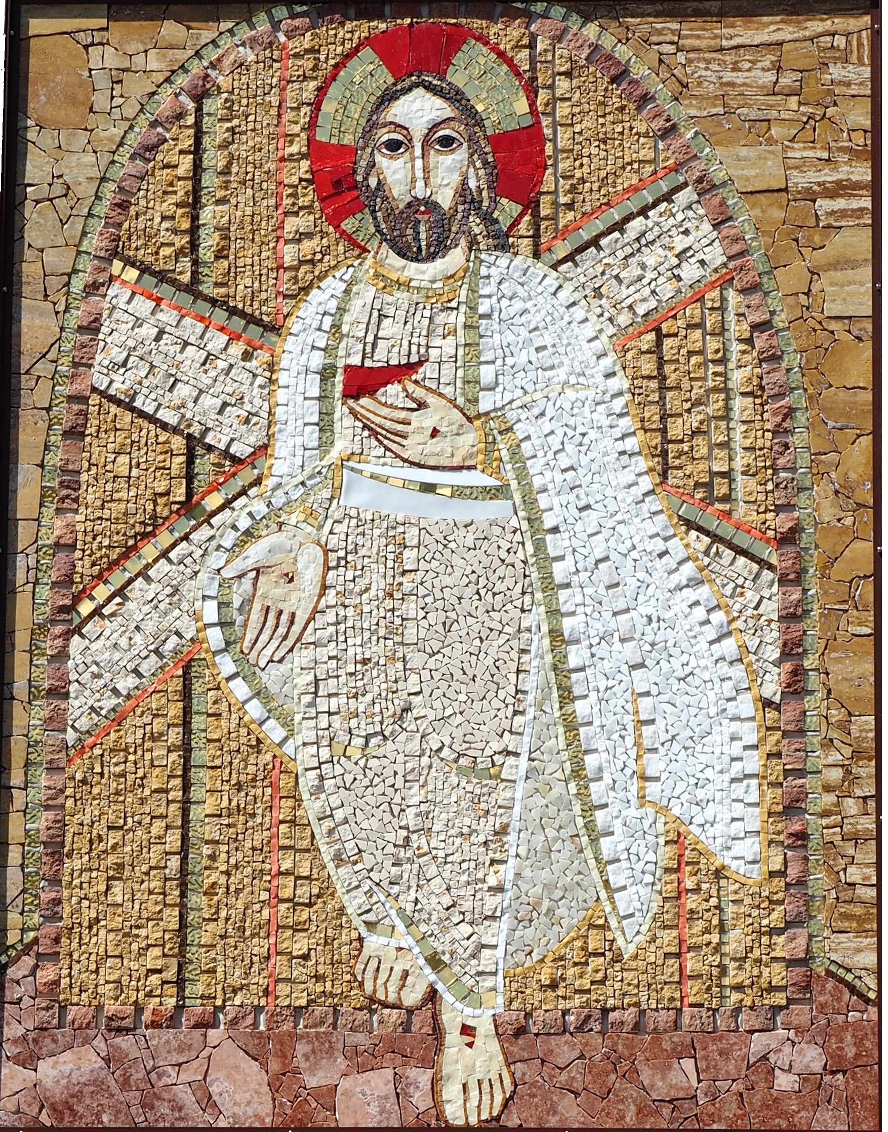 Mozaik, Le Lignon-i templom, Franciaország